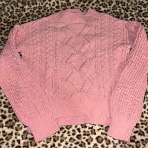 Pink cozy sweater